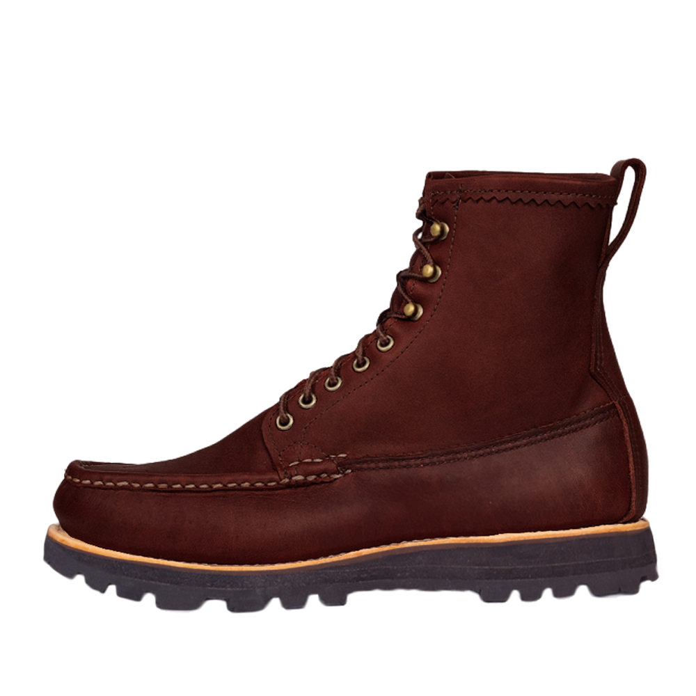 Russell Moccasin 3247 US7.5E 4アイレット Walnut Backcountry W/ Sierra Sole – Russell Moccasin