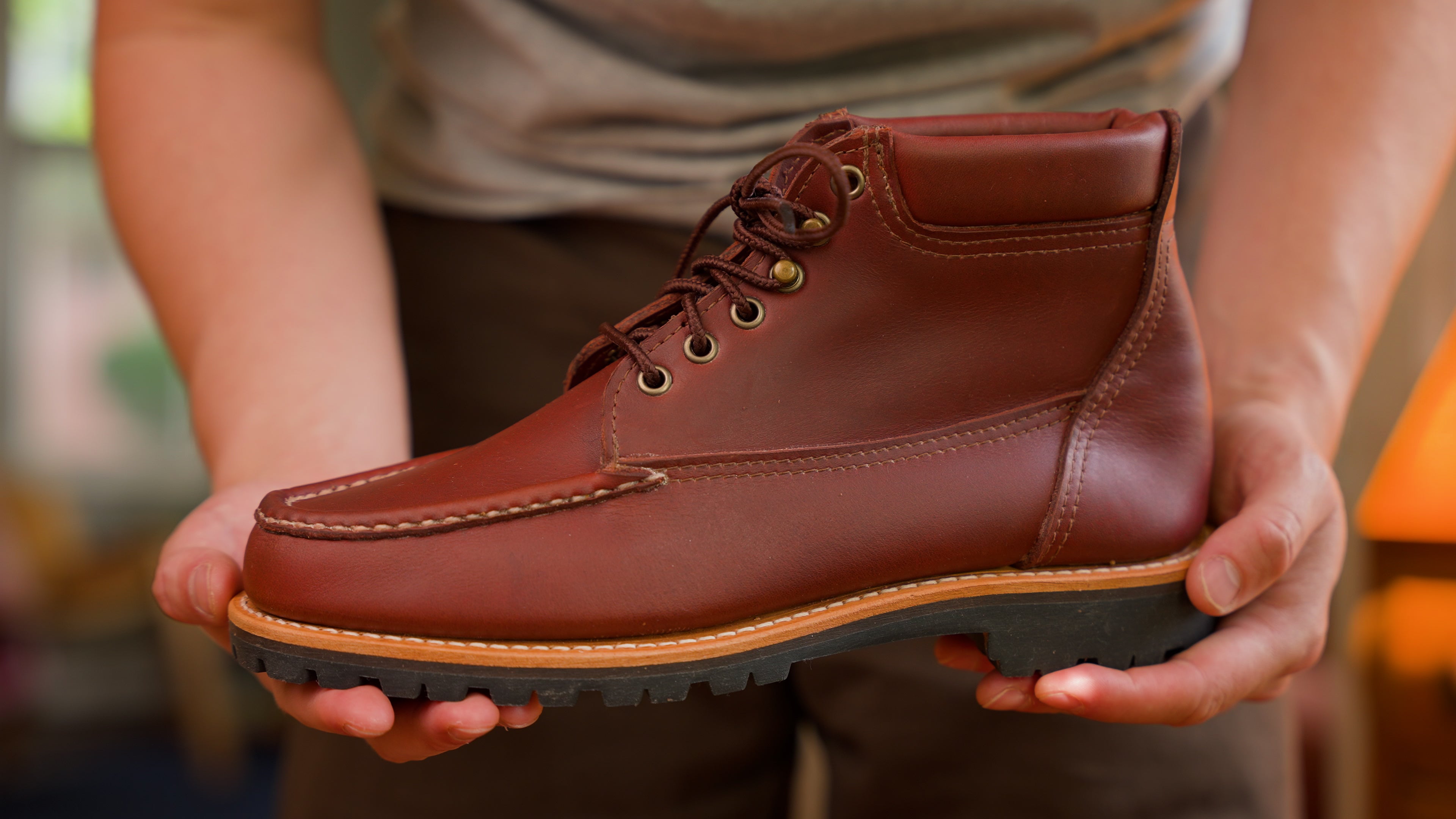 Iron Snail Premier Chukka - Walnut Timberjack – Russell Moccasin
