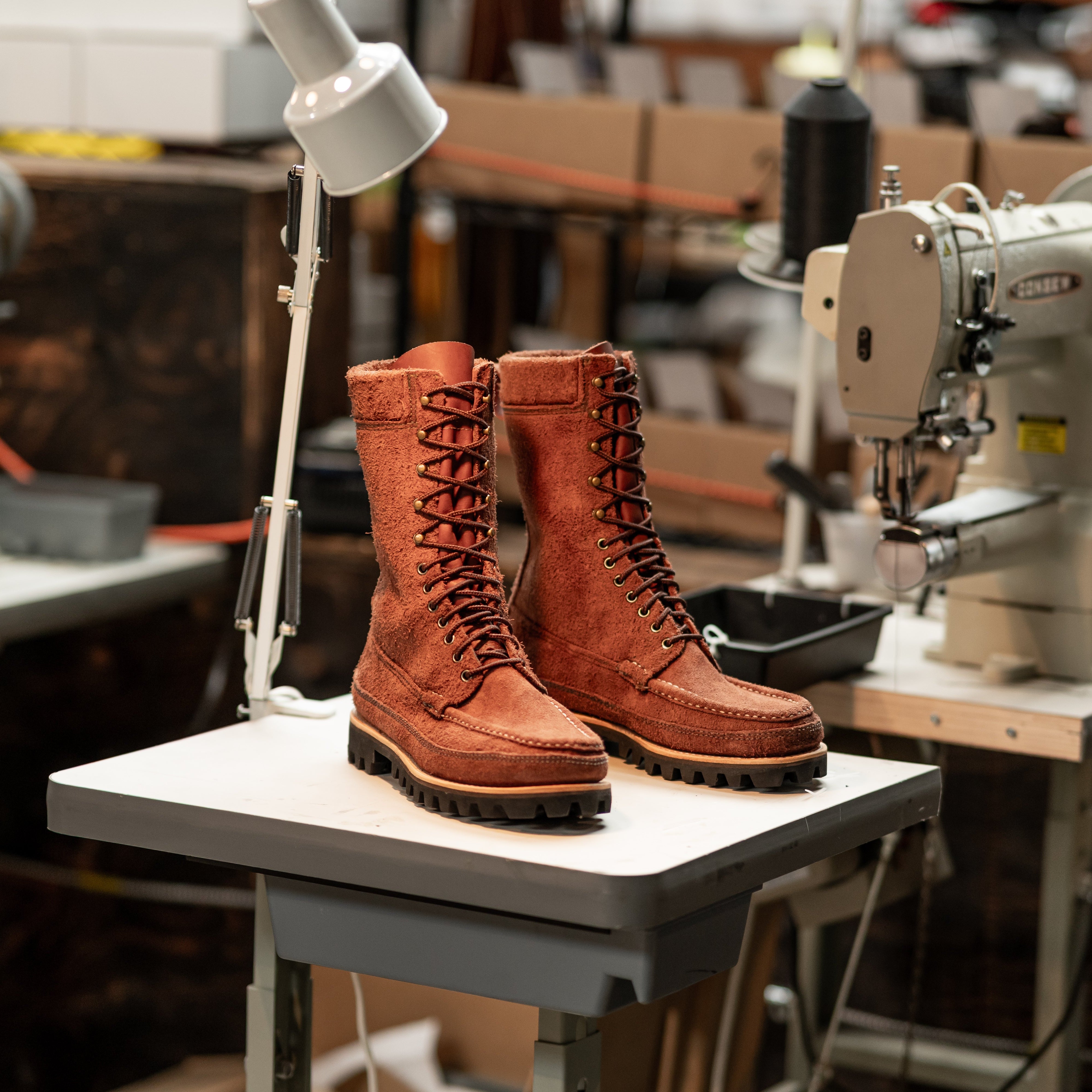 Russell Moccasin バーガンディー 7D Russell Moccasin バーガンディー 7D