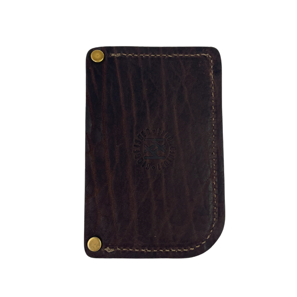 Chocolate Bison Driver's Wallet