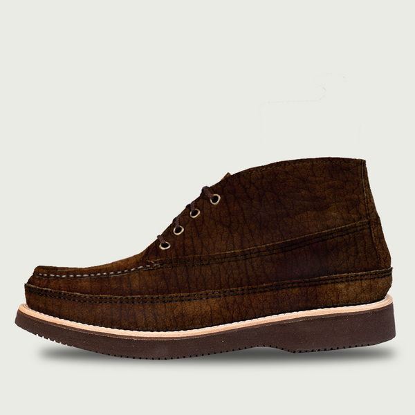 RUSSELL MOCCASIN × HystericGlamour Chocolate Bison Sporting Clays Chukka 13.5D – Russell Moccasin